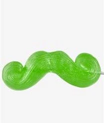 Candy Floss Land Giant Gummy Mustache On A Stick