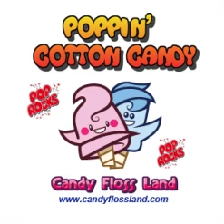 Candy Floss Land Poppin' Cotton Candy Assorted Candy