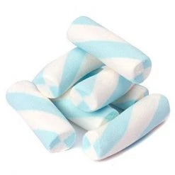 YumJunkie Blue Candy Puffy Poles Blue Swirl