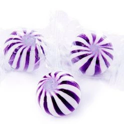 YumJunkie Hard Candy Sassy Spheres Wrapped Purple