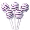 YumJunkie Lollipops Sassy Spheres 1" Purple