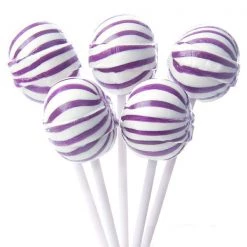 YumJunkie Lollipops Sassy Spheres 1" Purple