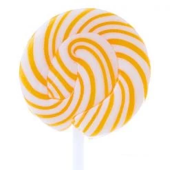 YumJunkie Mini Whirly Pops Orange Lollipops