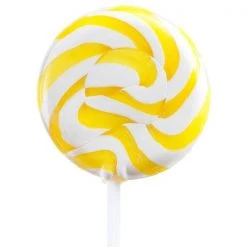 YumJunkie Mini Whirly Pops Lemon Lollipops