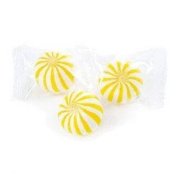 YumJunkie Hard Candy Sassy Spheres Wrapped Yellow