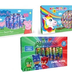 Candy Floss Land Swirled Pops - Themed