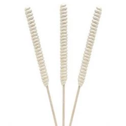 YumJunkie Tesla's Tall Twist Pops White