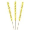 YumJunkie Lollipops Tesla's Tall Twist Pops Yellow