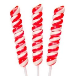 YumJunkie Lollipops Tesla's Twist Pops Red