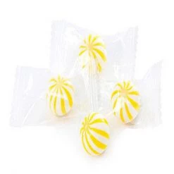 YumJunkie Sassy Spheres Wrapped Tiny Yellow Hard Candy