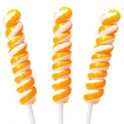 YumJunkie Tesla's Twist Pops Orange