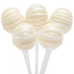 YumJunkie Assorted Candy Sassy Spheres 1" White