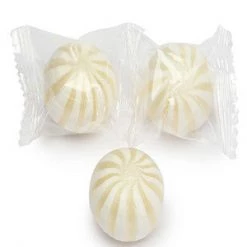 YumJunkie Sassy Spheres Wrapped White Hard Candy